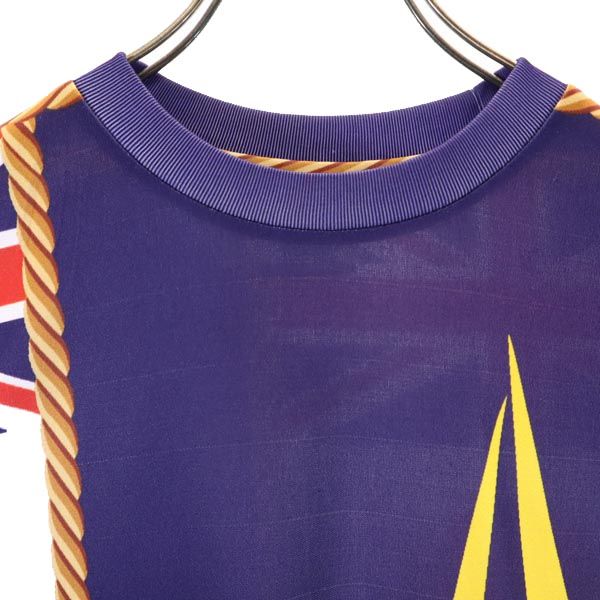 Billionaire Boys Club ビリオネアボーイズクラブ 総柄 半袖 Tシャツ M パープル系 メンズ