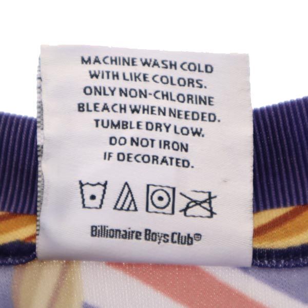 Billionaire Boys Club ビリオネアボーイズクラブ 総柄 半袖 Tシャツ M パープル系 メンズ
