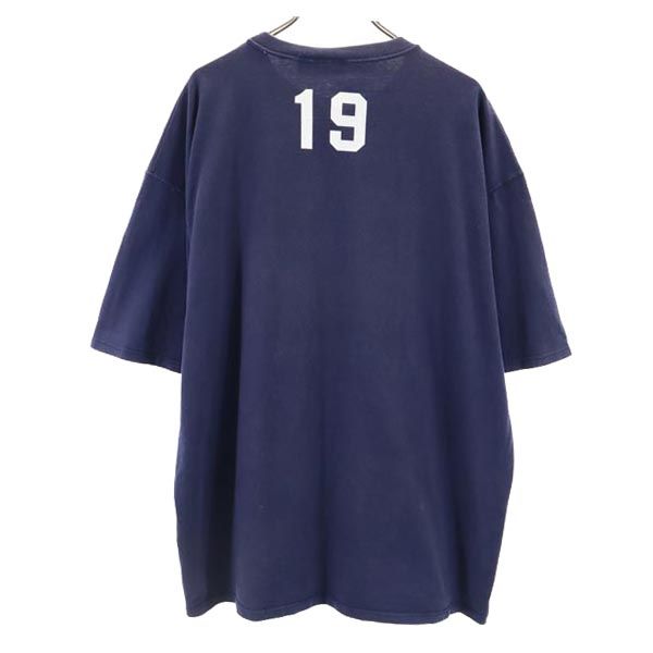 MARQUIS RAMONE 90s オールド USA製 半袖 Tシャツ XXL ネイビー系 ビッグサイズ メンズ