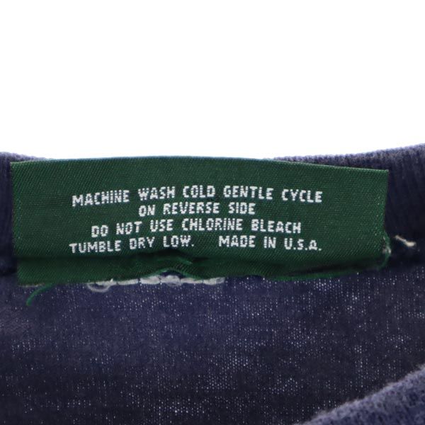 MARQUIS RAMONE 90s オールド USA製 半袖 Tシャツ XXL ネイビー系 ビッグサイズ メンズ