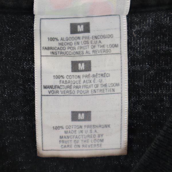 ミッキーアンリミテッド 90s オールド USA製 ミッキーマウスプリント 半袖 Tシャツ M ブラック系 メンズ