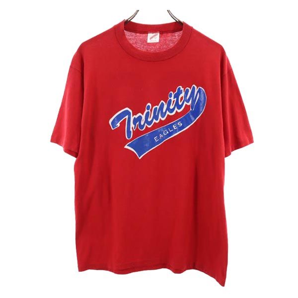 JERZEES ジャージーズ 90s オールド USA製 半袖 クルーネック Tシャツ L レッド メンズ