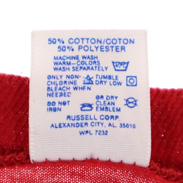JERZEES ジャージーズ 90s オールド USA製 半袖 クルーネック Tシャツ L レッド メンズ