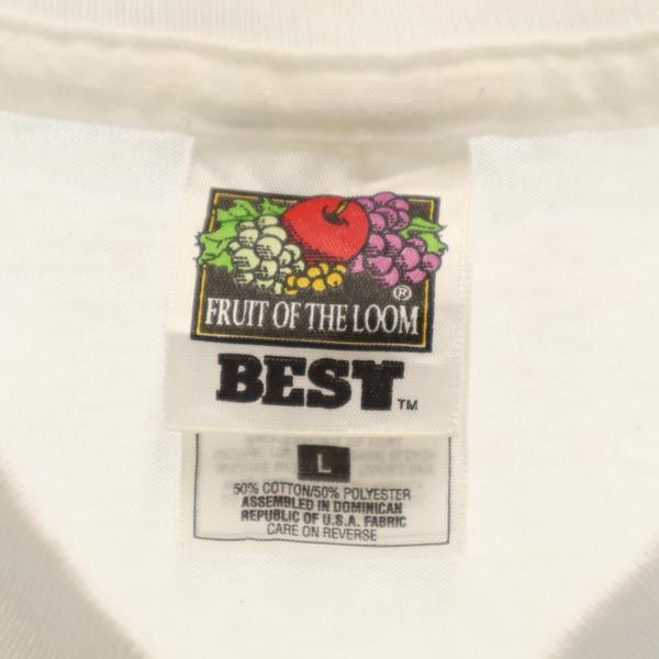 FRUIT OF THE LOOM フルーツオブザルーム 90s オールド 半袖 Tシャツ L 白 メンズ