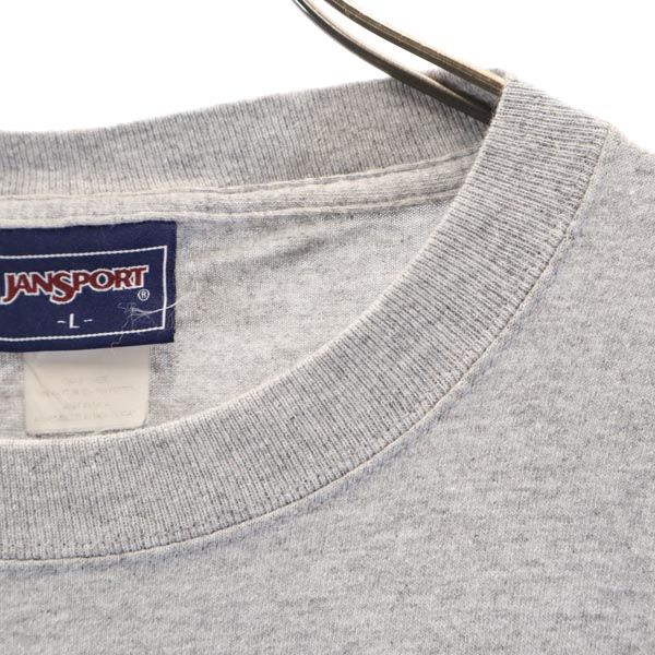 JANSPORTS ジャンスポーツ 90s オールド USA製 半袖 Tシャツ L グレー メンズ