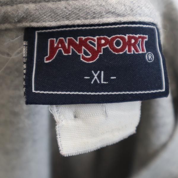 JANSPORTS ジャンスポーツ 90s オールド USA製 半袖 Tシャツ XL グレー メンズ