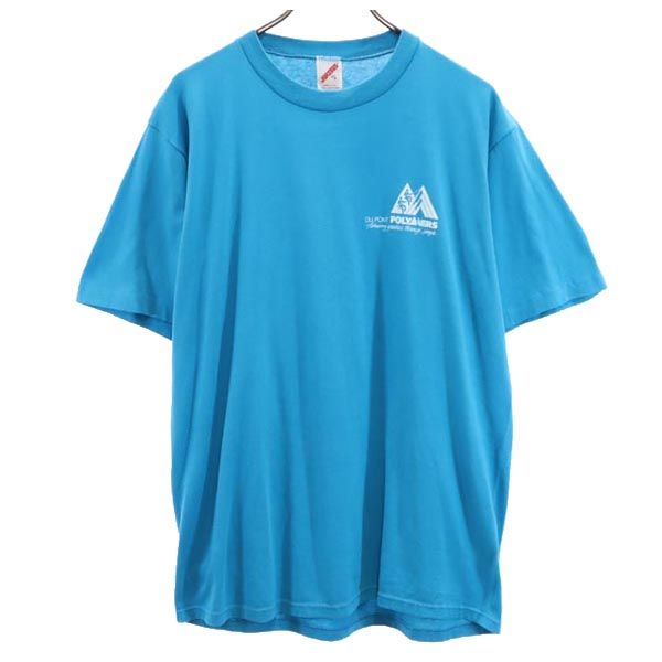 JERZEES ジャージーズ 90s オールド USA製 半袖 Tシャツ XL ブルー系 メンズ