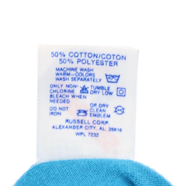 JERZEES ジャージーズ 90s オールド USA製 半袖 Tシャツ XL ブルー系 メンズ