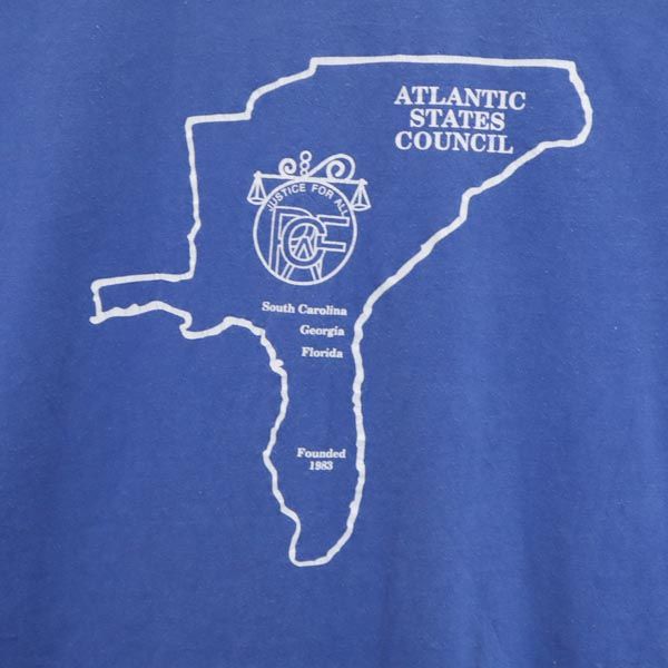 JERZEES ジャージーズ 90s オールド USA製 半袖 Tシャツ XL ブルー系 メンズ