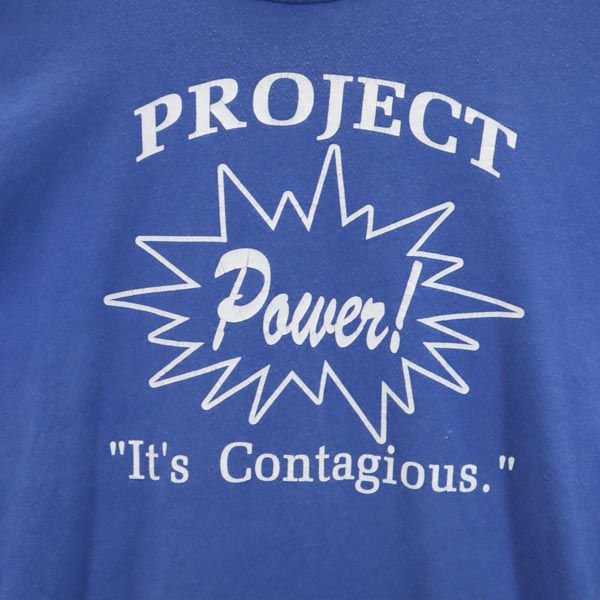 JERZEES ジャージーズ 90s オールド USA製 半袖 Tシャツ XL ブルー系 メンズ