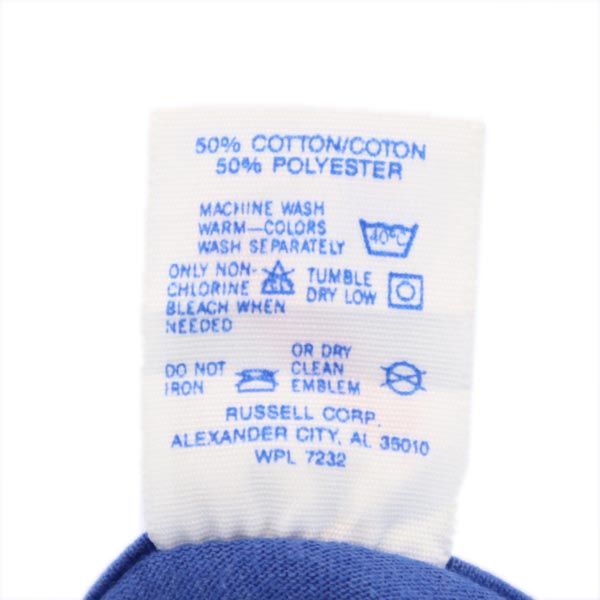 JERZEES ジャージーズ 90s オールド USA製 半袖 Tシャツ XL ブルー系 メンズ