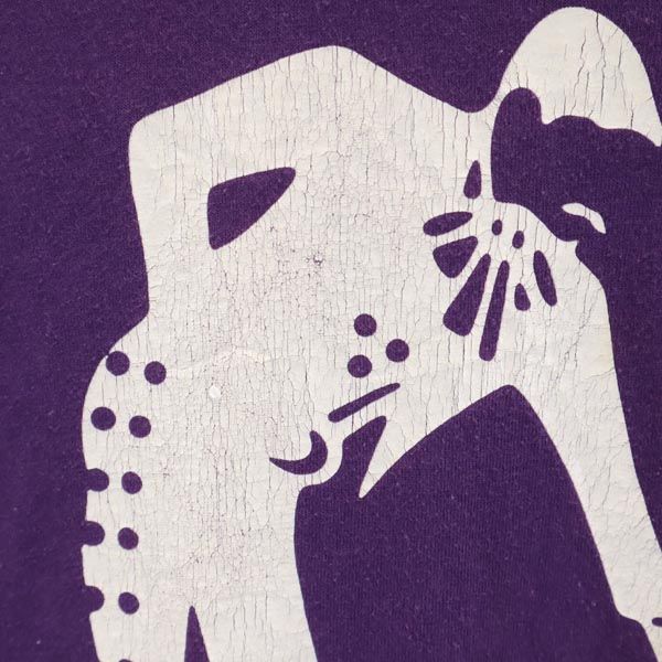 Hanes ヘインズ 90s オールド USA製 半袖 Tシャツ XXL パープル系 ビッグサイズ メンズ