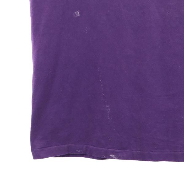 Hanes ヘインズ 90s オールド USA製 半袖 Tシャツ XXL パープル系 ビッグサイズ メンズ