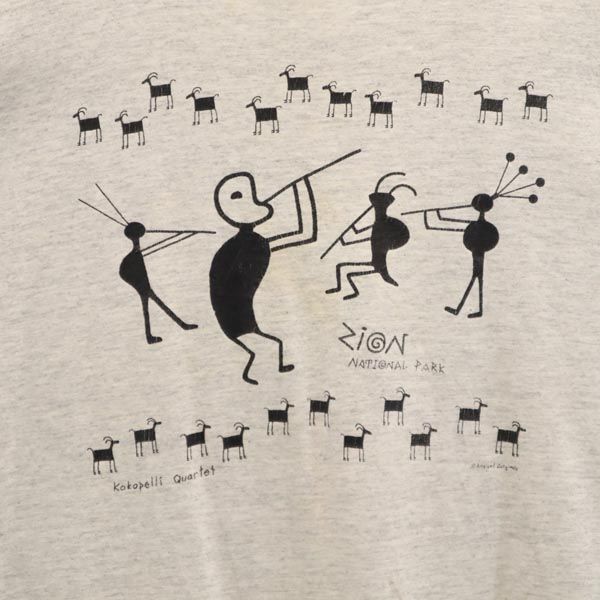 Hanes ヘインズ 80s 90s ヴィンテージ USA製 半袖 Tシャツ XL グレー系 メンズ