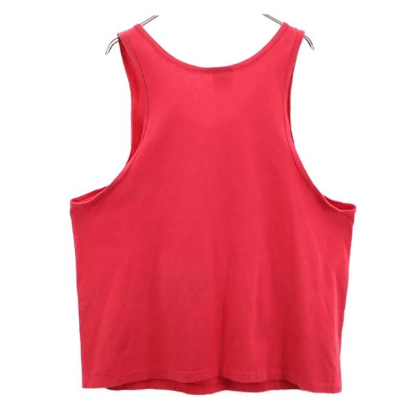 Hanes ヘインズ 90s USA製 オールド ノースリーブ タンクトップ XL レッド系 メンズ