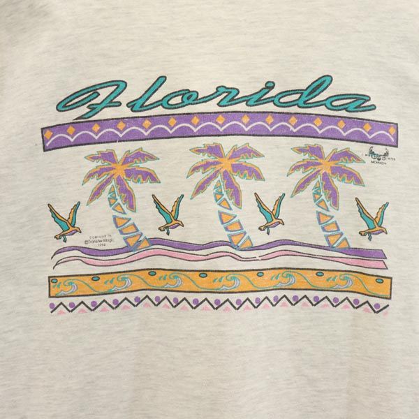 OLD オールド 90s 半袖 クルーネック Tシャツ L グレー系 メンズ