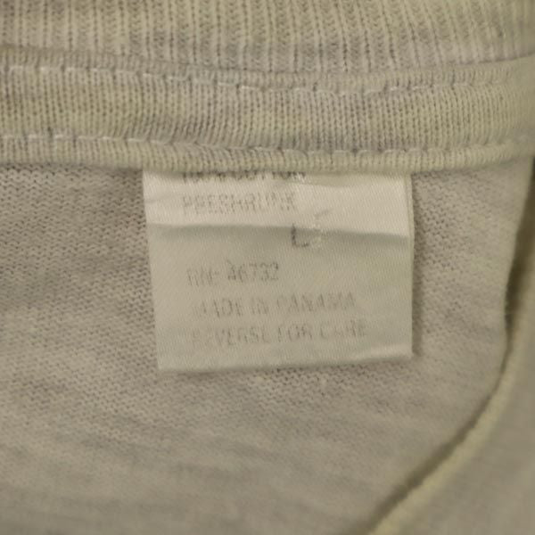 OLD オールド 90s 半袖 クルーネック Tシャツ L グレー系 メンズ