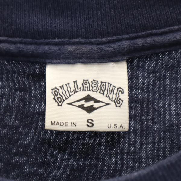 BILLABONG ビラボン 90s バックプリント 半袖 Tシャツ S ネイビー系 メンズ
