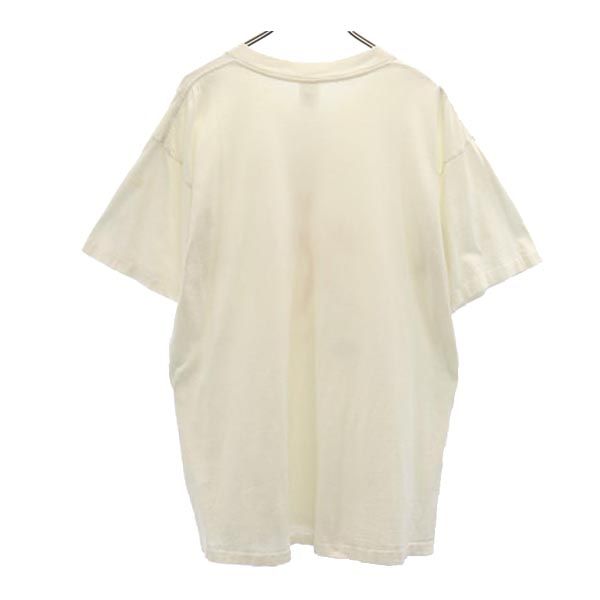 LOGOTEL ロゴテル 90s オールド USA製 半袖 Tシャツ XL 白系 メンズ