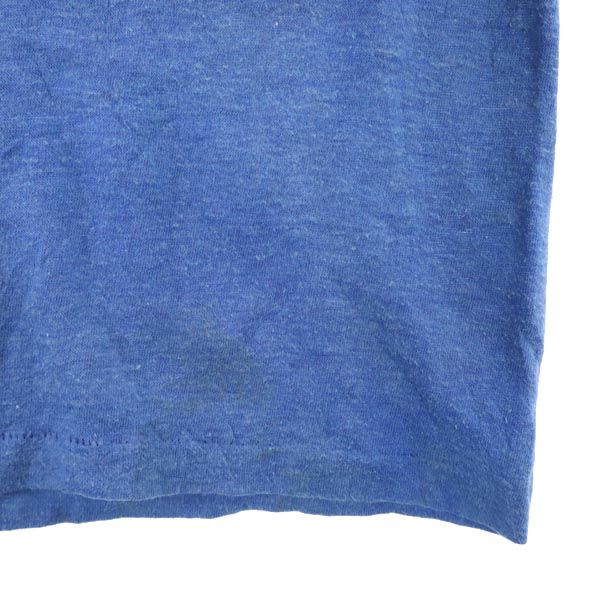VINTAGE ヴィンテージ 70s 半袖 Tシャツ L ブルー系 メンズ