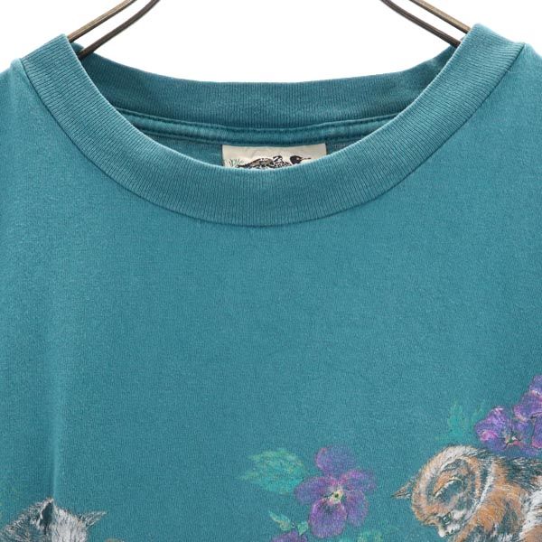 NORTHERN 90s オールド 半袖 Tシャツ グリーン系 メンズ