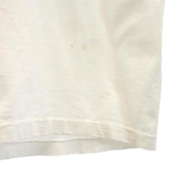 FRUIT OF THE LOOM フルーツオブザルーム 90s オールド USA製 バックプリント 半袖 Tシャツ XL ホワイト系 CAC メンズ