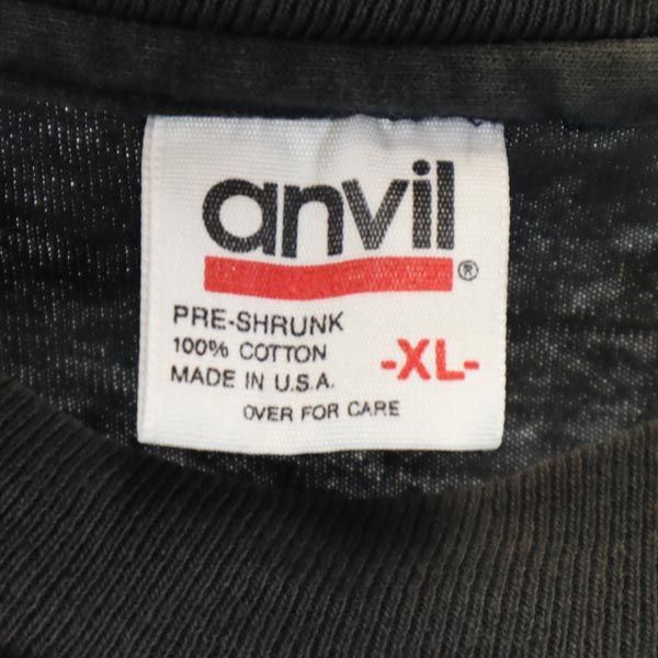 anbil アンビル 90s オールド USA製 長袖 Tシャツ XL ブラック ロンT メンズ