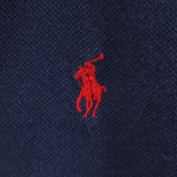 ポロバイラルフローレン 半袖 ポロシャツ S ネイビー Polo by Ralph Lauren 鹿の子 メンズ