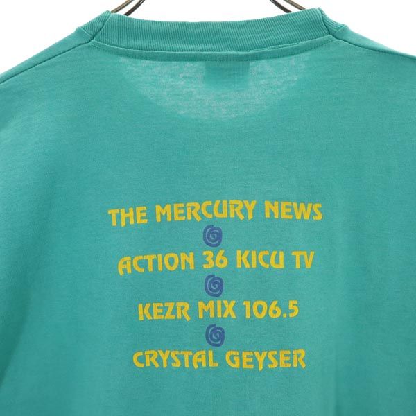 SCREEN STARS スクリーンスターズ 90s オールド USA製 半袖 Tシャツ L グリーン系 メンズ