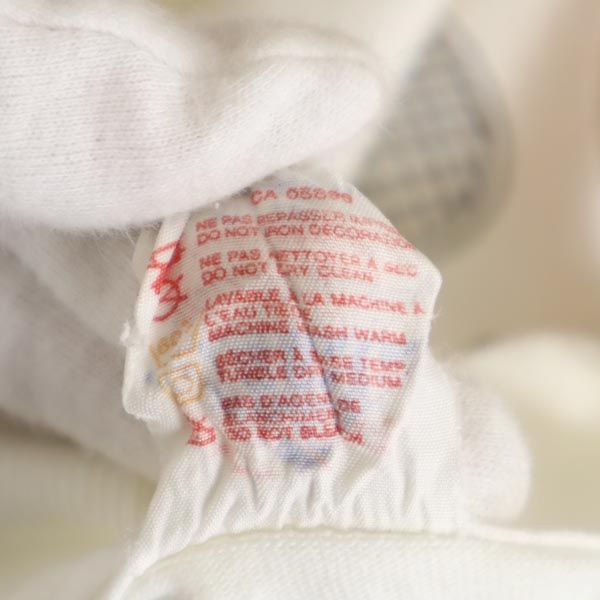 FABEC 80s 90s オールド ヴィンテージ プリント 長袖 Tシャツ XL 白 FABEC ロンT メンズ