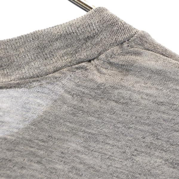 LOGO7 ロゴ7 80s ヴィンテージ USA製 半袖 Tシャツ M グレー系 メンズ