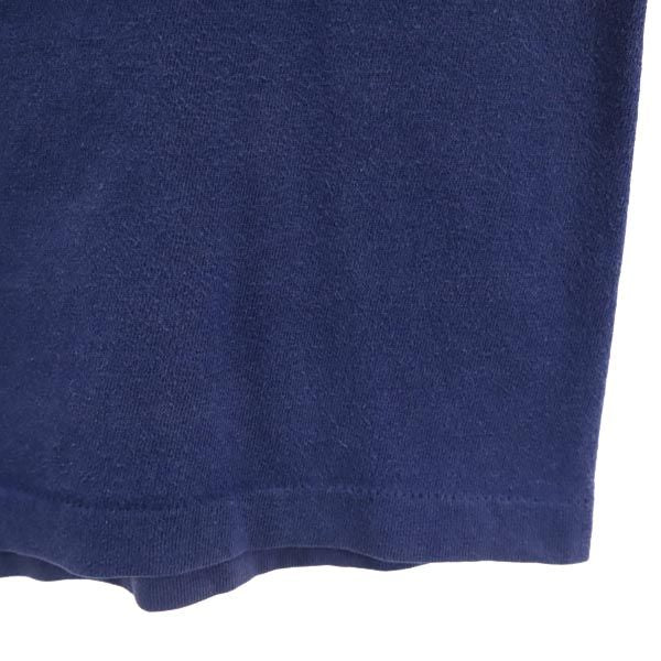 Hanes ヘインズ 80s ヴィンテージ USA製 半袖 Tシャツ S ネイビー系 メンズ