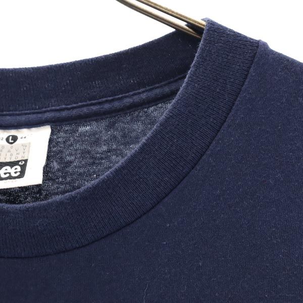 Lee リー 90s オールド USA製 半袖 Tシャツ L ネイビー系 メンズ