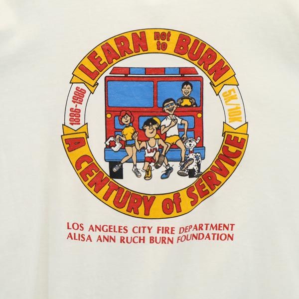 HeF-T ヘフト 80s ヴィンテージ USA製 長袖 Tシャツ XL ホワイト系 ロンT メンズ