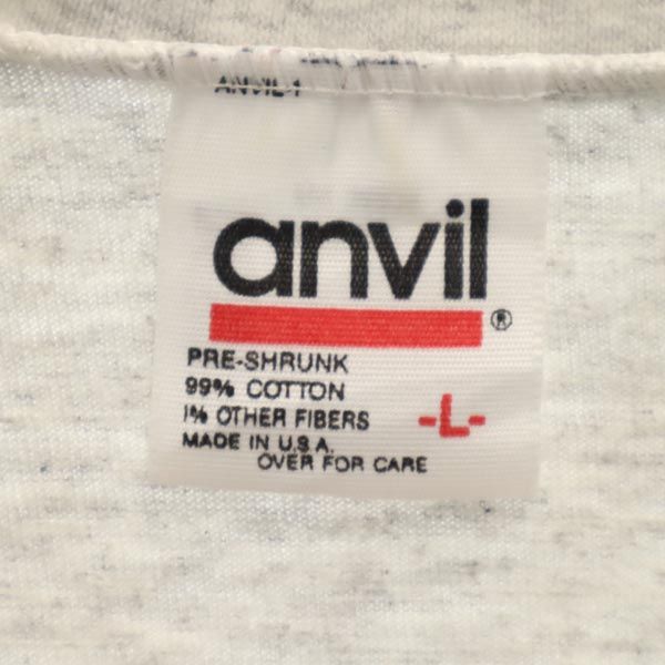 アンビル 90s オールド USA製 長袖 Tシャツ L グレー系 anbil ロンT メンズ
