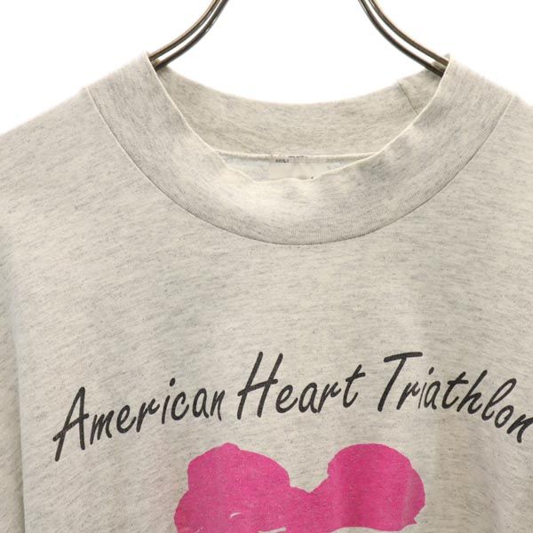 アンビル 90s オールド USA製 長袖 Tシャツ L グレー系 anbil ロンT メンズ