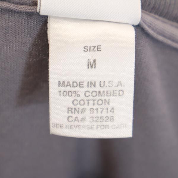 ARMANI EXCHANGE アルマーニエクスチェンジ 90s オールド USA製 半袖 Tシャツ M グレー系 メンズ