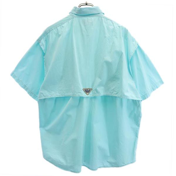 BAHANA BAY 半袖 フィッシング シャツ XXL ブルー系 メンズ