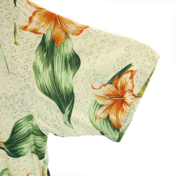 ピューリタン 90s オールド 総柄 半袖 シャツ L ベージュ系 メンズ