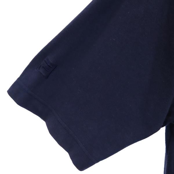 FILA フィラ 半袖 ポロシャツ S ボルドー×ネイビー メンズ