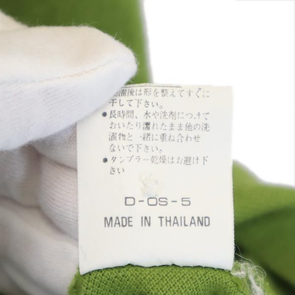 NAUTICA ノーティカ 90s オールド 半袖 ポロシャツ L 黄緑系 鹿の子 メンズ