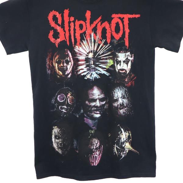 GILDAN ギルダン SLIPKNOT PREPARE FOR HELL 2014-2015 半袖 Tシャツ S ブラック系 スリップノット バンT メンズ