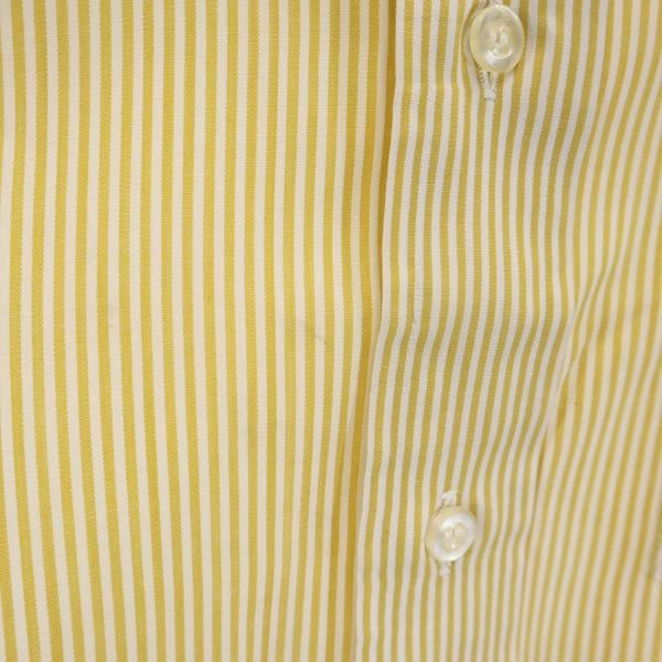 ARROW アロー ストライプ 長袖 シャツ イエロー レディース