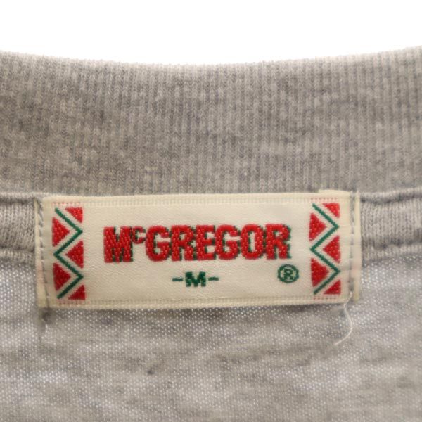 マックレガー プリント 半袖 Tシャツ M グレー McGregor メンズ