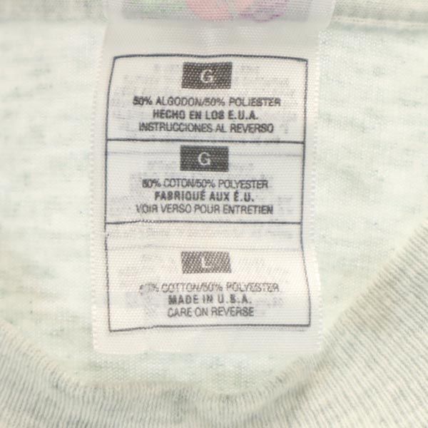 FRUIT OF THE LOOM フルーツオブザルーム 90s USA製 オールド 半袖 Tシャツ L グレー系 メンズ