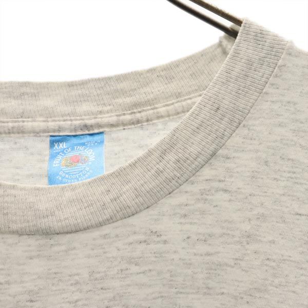 FRUIT OF THE LOOM フルーツオブザルーム 90s オールド USA製 半袖 Tシャツ XXL グレー系 メンズ
