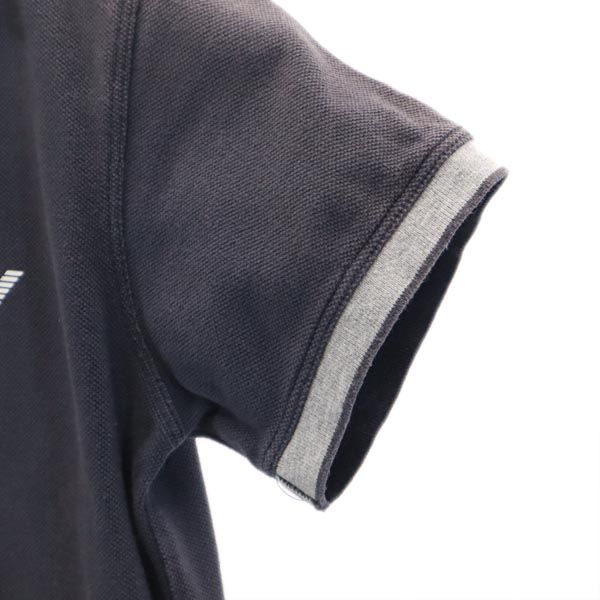 ARMANI JUNIOR アルマーニジュニア 半袖 ポロシャツ 8A グレー系 鹿の子 キッズ
