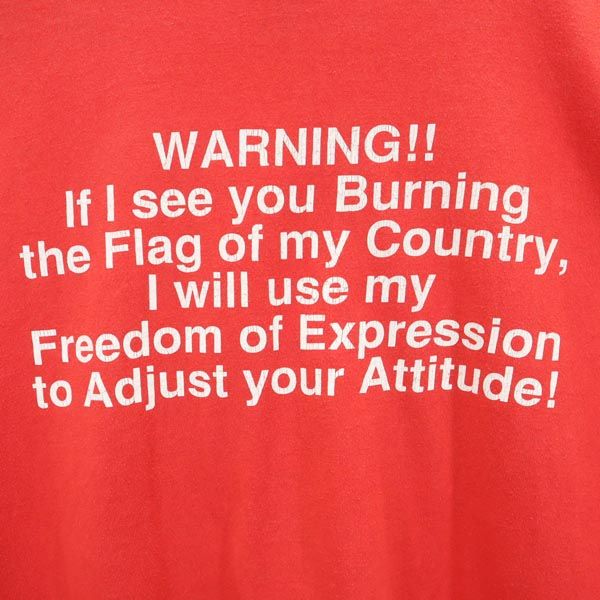 HeF-T ヘフト 90s オールド USA製 半袖 Tシャツ XXL レッド系 ビッグサイズ メンズ