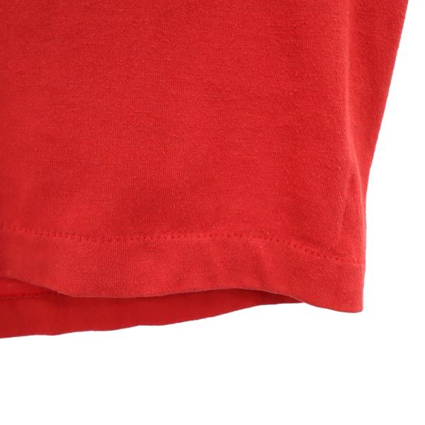 HeF-T ヘフト 90s オールド USA製 半袖 Tシャツ XXL レッド系 ビッグサイズ メンズ