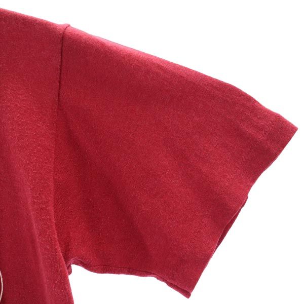 RUSSELL ATHLETIC ラッセルアスレチック 90s オールド USA製 半袖 Tシャツ S レッド系 メンズ